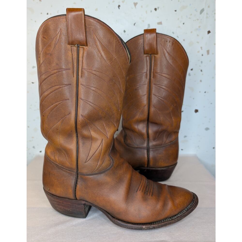 Olsen Stelzer Vintage Cowboy Western Boots Size 9.5B Henrietta Texas